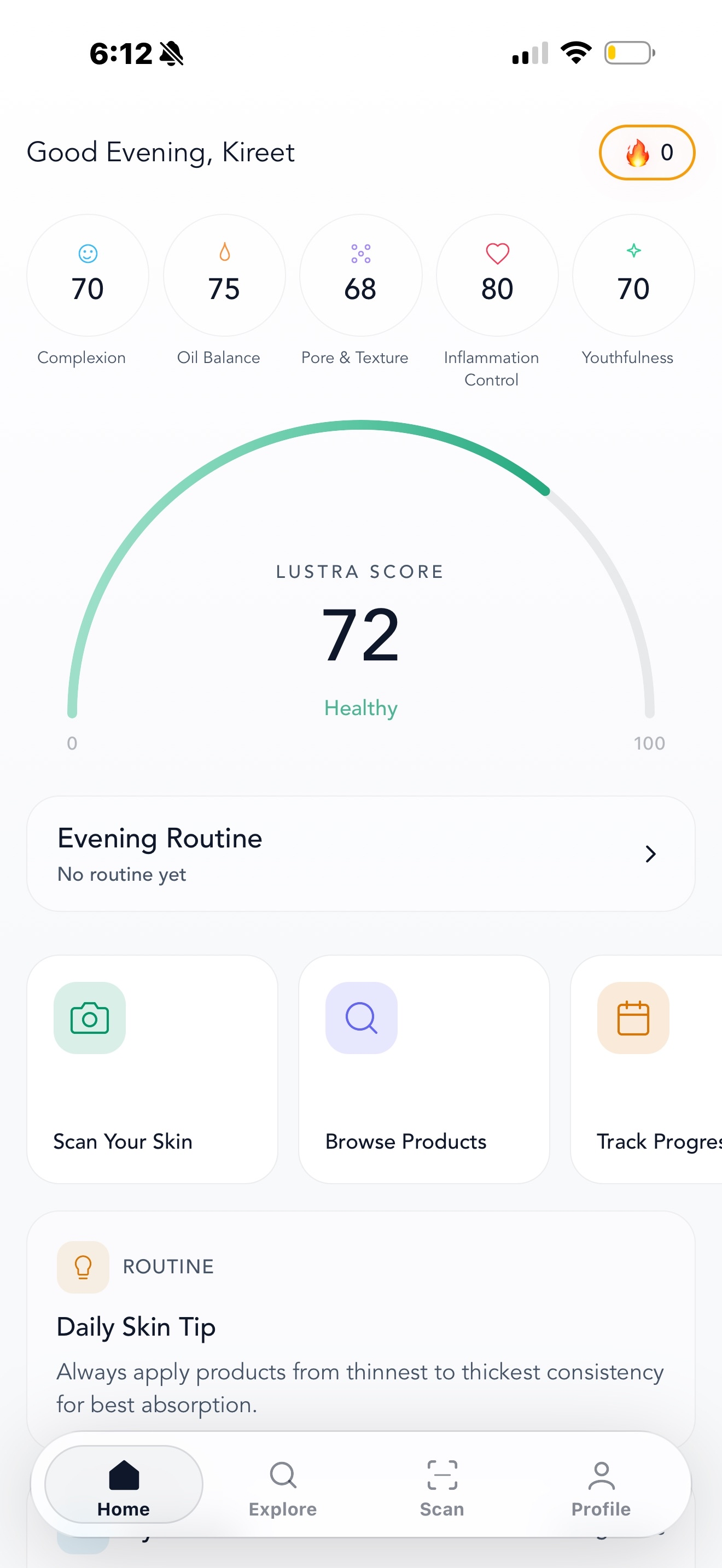 Lustra App Screenshot